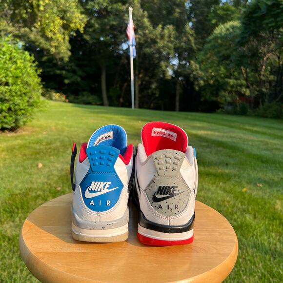 Jordan Athletic Shoes - White, Blue, Red main image 8